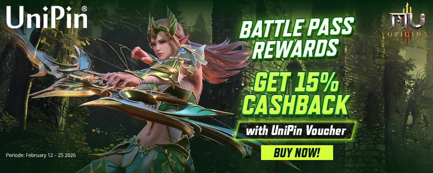 Enjoy Up to 15% Cashback on MU Origin 3 Top-Ups – Cross-Server War Event (US)
